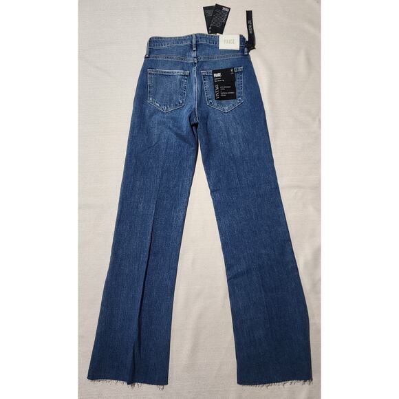 Paige Granada destructed straight leg jeans W23 L39'' women's - Picture 3 of 6